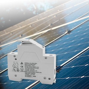 Qoltec Podstawa bezpiecznikowa z diodš + bezpiecznik DC | 1P | 1000V | 15A | 10x38 | solar 6