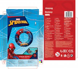 Bestway Kółko dmuchane do pływania Spider-Man 17
