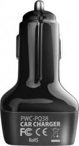 Ładowarka Axagon PWC-PQ38 Ładowarka samochodowa PD & QUICK 38W, 2x port (USB-A + USB-C), PD3.0/QC3.0/AFC/FCP/Apple 5