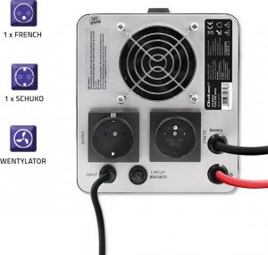 UPS Qoltec Pure Sine Wave 800VA (50718) 8