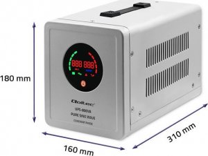 UPS Qoltec Pure Sine Wave 800VA (50718) 10