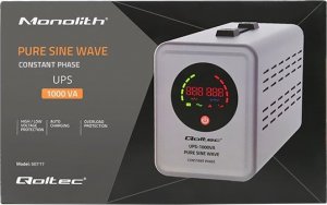 UPS Qoltec Pure Sine Wave 1000VA (50717) 10