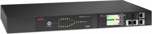 APC Przełącznik źródeł zasilania AP4423A Rack ATS, 230V, 16A, wejście C20, wyjścia 8x C13, 1x C19 2