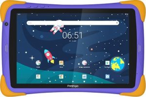 Tablet Prestigio Prestigio SmartKids Pro, 10.1" (1280x800) IPS, Android 11, up to 1.6GHz 8-core Spreadtrum SC9863a, 3/32GB, BT 4.2, WiFi, USB-C, microSD card slot, Single SIM card, call function, 0.3MP front cam + 2.0MP rear cam, 6000mAh bat, violet-yello 1