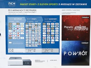 Tuner TV Canal+ TELEWIZJA NA KARTE 3mc Start Eleven Sport+ BG5 3