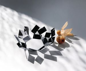 Alessi Kosz ze stali nierdzewnej, płytki, stalowy, mały (MT01) 2