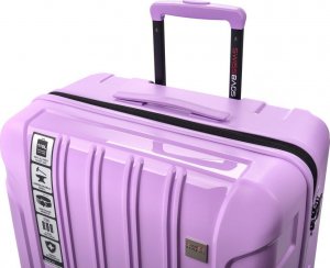 SwissBags Duża Walizka SwissBags Tourist 75cm Fioletowa 5