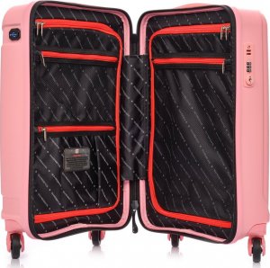 SwissBags Walizka kabinowa Tourist 55cm różowa 4