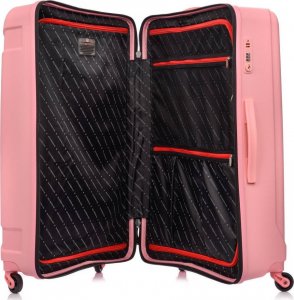 SwissBags Walizka duża Tourist 75cm różowa 4