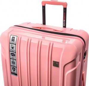 SwissBags Walizka duża Tourist 75cm różowa 5