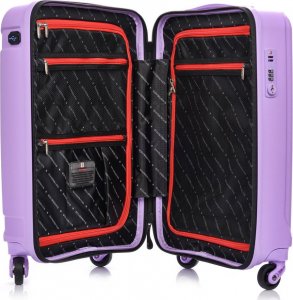 SwissBags Walizka kabinowa Tourist 55cm fioletowa 4