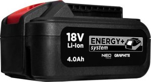 Graphite Zestaw Energy+: 2x akumulator 4 Ah z ładowarką podwójną 58GE134 5