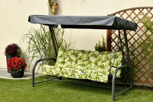 AMPO Poduszka na huśtawkę ogrodową FLORA 135 cm 575 2