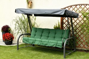 AMPO Poduszki na huśtawkę ogrodową FLORA 150 cm 552 2