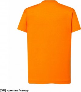 JHK T-shirt JHK TSRK 190 - dziecięca/młodzieżowa z krótkim rękawem wzmocniony lycrą ściągacz, 100% bawełna, 190g - pomarańczowy. 9-11 5