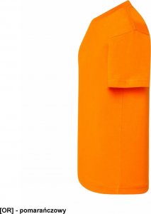 JHK T-shirt JHK TSRK 190 - dziecięca/młodzieżowa z krótkim rękawem wzmocniony lycrą ściągacz, 100% bawełna, 190g - pomarańczowy. 9-11 6