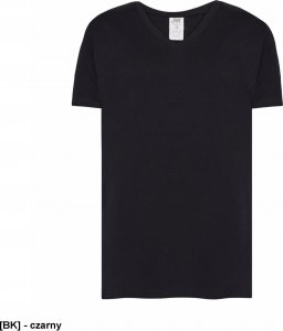 JHK T-Shirt V-neck JHK TSUA PICO - męska koszulka V-NECK z krótkim rękawem, wzmocniony lycrą, ściągacz, 100% bawena stabilizowana - czarny 2XL 1