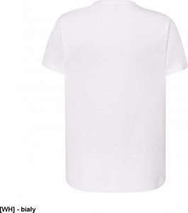 JHK T-Shirt V-neck JHK TSUA PICO - męska koszulka V-NECK z krótkim rękawem, wzmocniony lycrą, ściągacz, 100% bawena stabilizowana - biały M 5