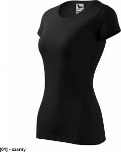 MALFINI Glance 141 - ADLER - Koszulka damska, 180 g/m2, - czarny XL 2