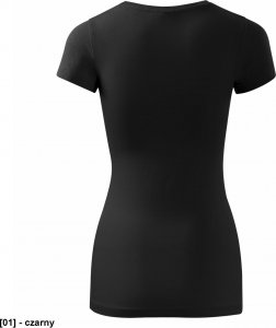 MALFINI Glance 141 - ADLER - Koszulka damska, 180 g/m2, - czarny XL 3