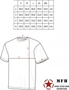 MFH Koszulka US woodland damska 170 g / m L 3