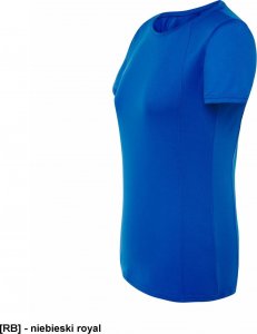 JHK T-shirt JHK SPORTLADY damski sportowy - dopasowany do sylwetki, dekoracyjne przeszycia przd, tył, rękawy, 100% poliester, - niebieski royal L 3