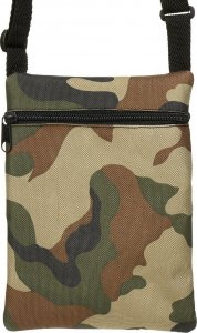 Beltimore Saszetka etui paszportówka duża na smartfona 4 suwaki moro I28 3