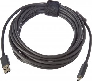 Kabel USB Logitech USB-A - USB-C 5 m Czarny (993-001391) 1