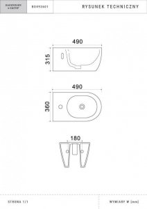 Bidet Hagendsen&Smith Rund 49x36 3