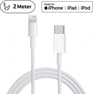 Kabel USB Apple Kabel Apple MQGH2ZM/A Lightning - USB-C Biały 1