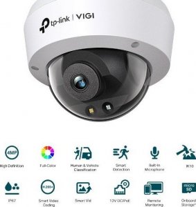 Kamera IP TP-Link Kamera VIGI C240(4mm) 4MP Dome	 2