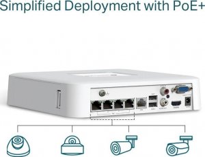 Rejestrator TP-Link 4-kanałowy PoE VIGI NVR1104H-4P 3