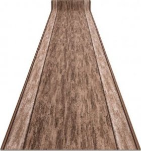 Dywany Łuszczów CHODNIK podgumowany RAMA brązowy 100cm, 100x760 cm 1