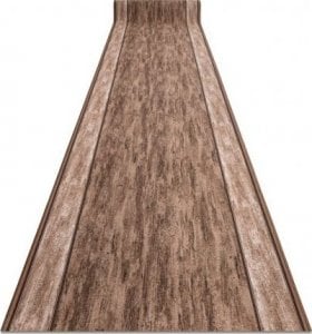 Dywany Łuszczów CHODNIK podgumowany RAMA brązowy 100cm, 100x510 cm 1