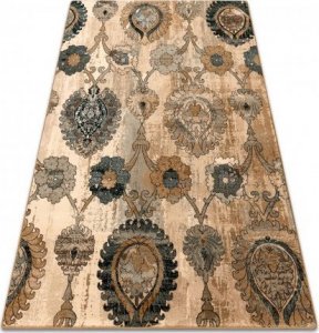 Dywany Łuszczów Dywan wełniany POLONIA Olivo Ornament kamel beż, 170x235 cm 1