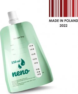 Neno Zestaw woreczków z adapterem do mrożenia i przechowywania pokarmu 2