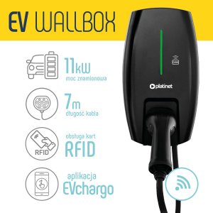 Ładowarka Platinet PWB11KWS EV/PHEV AC Type 2 11kW 7m 2