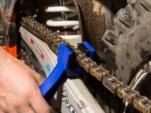 Verk VerkGroup Szczotka do czyszczenia łańcucha rower motor 2w1 2