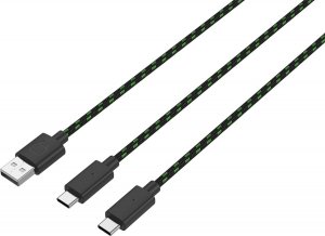 Venom VENOM Akumulatory do padów Xbox Series / Xbox One białe (2x1100mAh) + 3 metrowy kabel 6