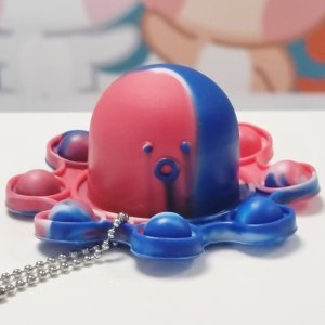 Breloczek myHomelife Zabawka breloczek sensoryczna POPit ośmiorniczka mix kolorów 4