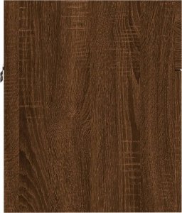 vidaXL vidaXL 2-częściowy zestaw mebli łazienkowych, brązowy dąb 9