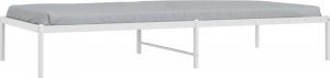vidaXL vidaXL Metalowa rama łóżka, biała, 90x200 cm 3