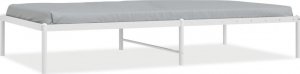 vidaXL vidaXL Metalowa rama łóżka, biała, 100x190 cm 2