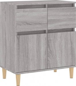 vidaXL Komoda, szary dąb sonoma, 60x35x70 cm 2