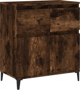 vidaXL vidaXL Komoda, przydymiony dąb, 60x35x70 cm, materiał drewnopochodny 2