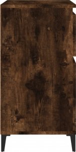 vidaXL vidaXL Komoda, przydymiony dąb, 60x35x70 cm, materiał drewnopochodny 8