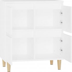 vidaXL vidaXL Komoda, biała, 60x35x70 cm, materiał drewnopochodny 8