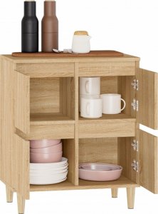 vidaXL Komoda, dąb sonoma, 60x35x70 cm 5