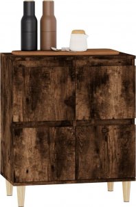 vidaXL Komoda, przydymiony dąb, 60x35x70 cm 4