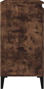 vidaXL Szafka nocna, przydymiony dąb, 40x35x70 cm 7